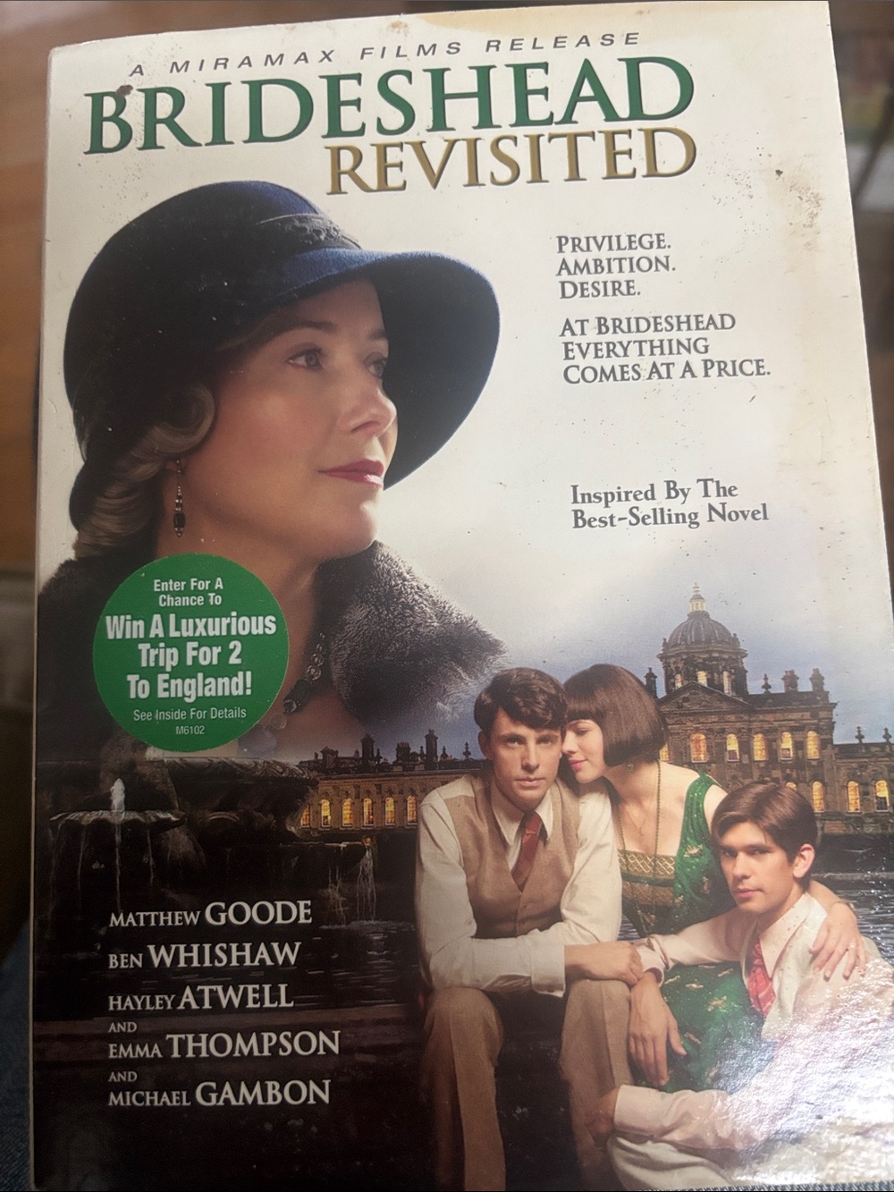 Brideshead Revisited DVD - Miramax